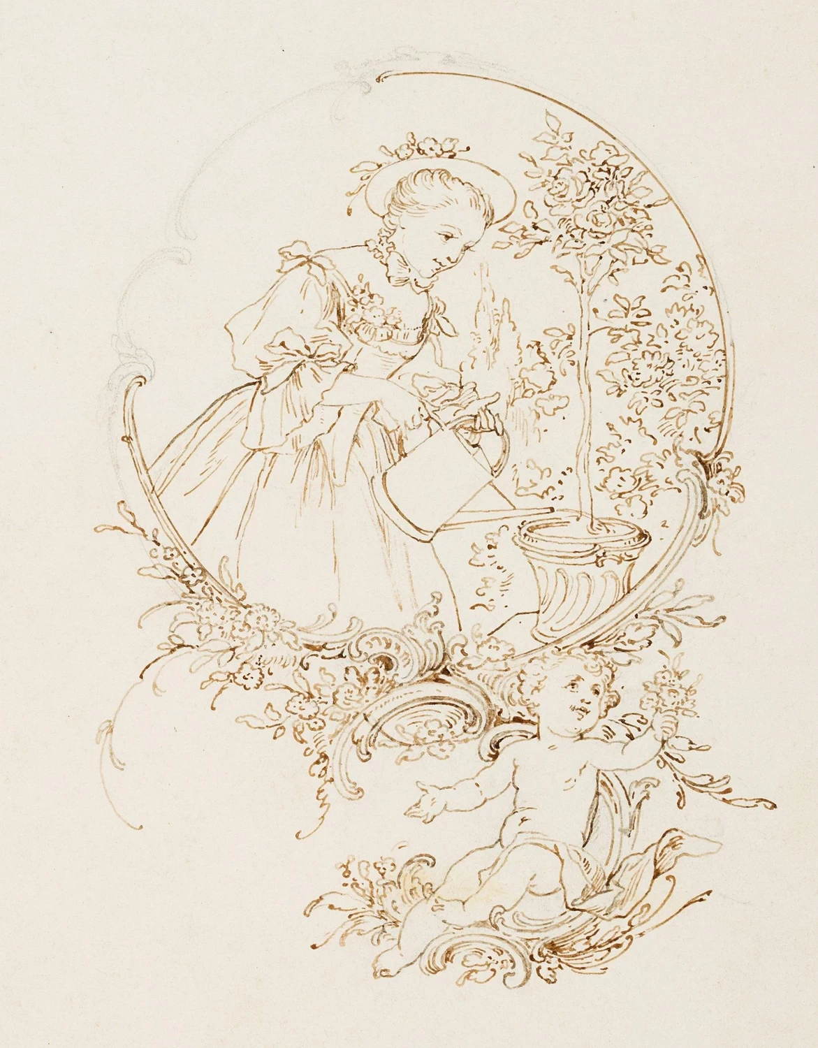 Studi decorativi per il castello di Schleißheim